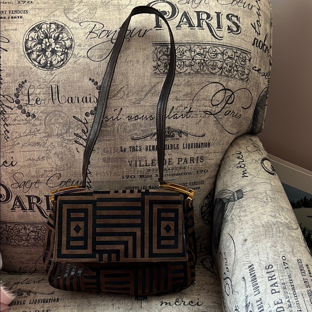 Vintage leather High Fashion made in 🍁 bag